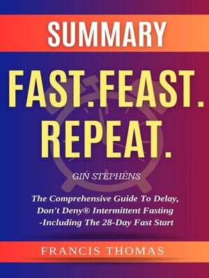 cover image of Summary of Fast.Feast.Repeat.